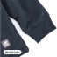 Berne Original Fleece Quarter Zip Thermal Lined Sweatshirt - On Model - Navy - Knit Cuff