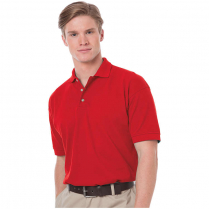 Blue Generation Men's Cotton Pique Short Sleeve Polo