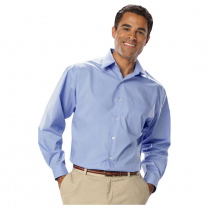 Blue Generation Men's Long Sleeve Stretch Poplin Shirt