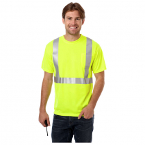 Custom Blue Generation Adult Hi-Visibility T-Shirt with Reflective Tape