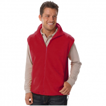 Blue Generation Men's Micro Fleece Zip Front Vest