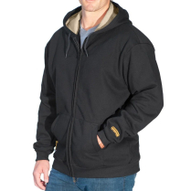 Benchmark FR Hooded Sweatshirt - On Model - Black - Side