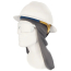 Benchmark FR Goat Flex FR Hard Hat Liner - Grey - Three Quarter