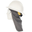 Benchmark FR Goat Flex FR Hard Hat Liner - Grey - Side
