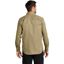 Carhartt Rugged Professional&trade; Series Long Sleeve Shirt - On Model - Dark Khaki - Back