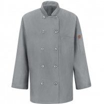 Chef Designs Women's Ten Button Chef Coat with Mimix&trade; And Oilblok