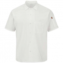 Chef Design Men's Short Sleeve Cook Shirt with Mimix&trade;