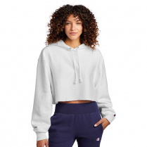 Champion &reg; Women&rsquo;s Reverse Weave &reg; Cropped Cut-Off Hooded Sweatshirt