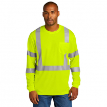 Custom CornerStone&reg; ANSI 107 Class 3 Mesh Long Sleeve Tee
