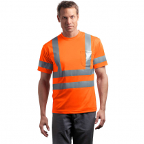 Custom CornerStone&reg; ANSI 107 Class 3 Short Sleeve Snag-Resistant Reflective T-Shirt