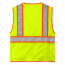 Custom CornerStone&reg; ANSI 107 Class 2 Surveyor Zippered Two-Tone Vest