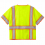 Custom CornerStone&reg; ANSI 107 Class 3 Surveyor Mesh Zippered Two-Tone Short Sleeve Vest