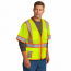 Custom CornerStone&reg; ANSI 107 Class 3 Surveyor Mesh Zippered Two-Tone Short Sleeve Vest