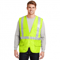 Custom CornerStone&reg; ANSI 107 Class 2 Mesh Back Safety Vest