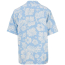 Edwards Tropical Hibiscus Two-Color Camp Shirt - Back - Blue