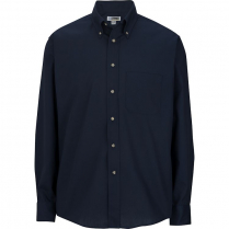 Edwards Men's Long Sleeve Easy Care Poplin Shirt