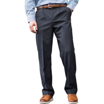 Edwards Men's Redwood & Ross&reg; Signature EZ Fit Pleated Dress Pant