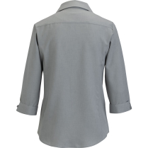 Edwards FlexBatiste Three Quarter Sleeve Ladies Shirt - Platinum - Back