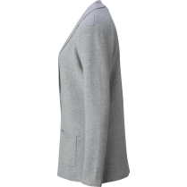 Ladies' Sweater Blazer - Grey Heather - Side