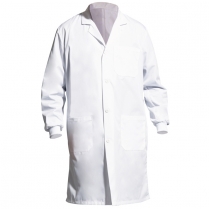 Fashion Seal Unisex Poplin 41" 80/20 Lab Coat - 3 Pocket / Side Pocket Slits / Knit Cuffs