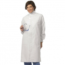Fashion Seal Protective Coat - Hook & Loop (Velcro) Closure at Neck - Texture Shield&reg; - Poly/Cotton Back