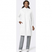 Fashion Seal Protective Coat - Snap Closure at Neck - Texture Shield&reg; - Poly/Cotton Back - No Pockets