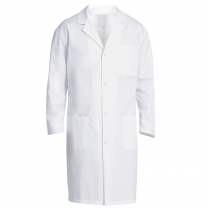 Fashion Seal Men's Poplin 41" 80/20 Lab Coat - 3 Pocket / Side Pocket Slits / Stitched Down Back Belt