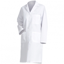 Fashion Seal Ladies' Poplin 39" Lab Coat - 3 Pocket / 2-Pc Back Belt with Button Closure