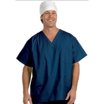 Fashion Seal Unisex Reversible Set-in Sleeve Scrub Shirt - 100% Cotton