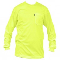 Custom Key Enhanced Visibility Waffle Knit Pocket T-Shirt Long Sleeve