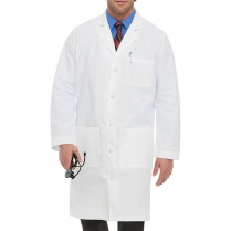 Landau Men's Lab Coat - 65% Poly/35% Combed Cotton 5 Buttons