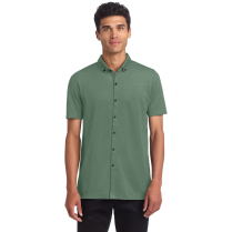 Mercer+Mettle Stretch Pique Full-Button Polo