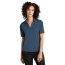 Mercer+Mettle&reg; Women&rsquo;s Stretch Jersey Polo - On Model - Insignia Blue - Front