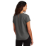 Mercer+Mettle Women's Stretch Crepe Crew - On Model - Anchor Grey - Back
