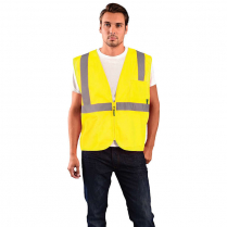 OccuNomix Value Mesh Safety Vest with Zipper - Class 2