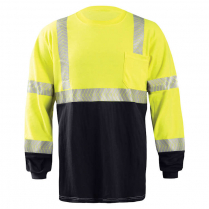 Custom OccuNomix FR Dual Certified Navy Bottom with Ocx&trade; Patented Segmented Reflective & Pocket - Class 3 CAT 2