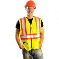 OccuNomix Premium Two-Tone Solid Safety Vest - Class 2
