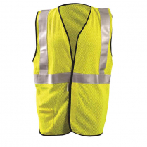 OccuNomix Premium FR Mesh Single Stripe Safety Vest - Class 2 CAT 1