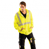 OccuNomix 6 oz. Lightweight Hoodie with Zipper - Class 2