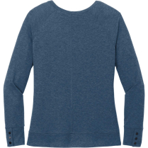 OGIO Women's Command Long Sleeve Scoop Neck - Back - Spar Blue