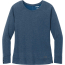 OGIO Women's Command Long Sleeve Scoop Neck - Front - Spar Blue