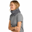 Port Authority Fleece Neck Gaiter - On Model - Midnight Heather - Side Down