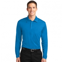 Port Authority&reg; Silk Touch&trade; Performance Long Sleeve Polo