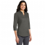 Ladies 3/4-Sleeve SuperPro&trade; Twill Shirt