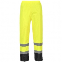 Portwest Hi-Vis Classic Contrast Rain Pant