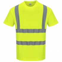 Custom Portwest Hi-Vis Cotton Comfort Short Sleeved T-Shirt