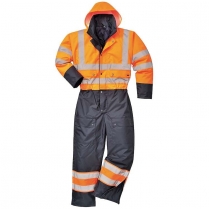 Portwest Hi-Vis Contrast Coverall - Lined