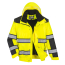 Portwest Hi-Vis Classic Bomber Jacket - Yellow-Black - Front