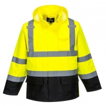 Portwest Hi-Vis Contrast Rain Jacket