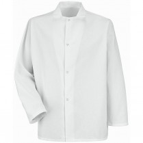 Red Kap Gripper Front Short Butcher Coat - No Pocket